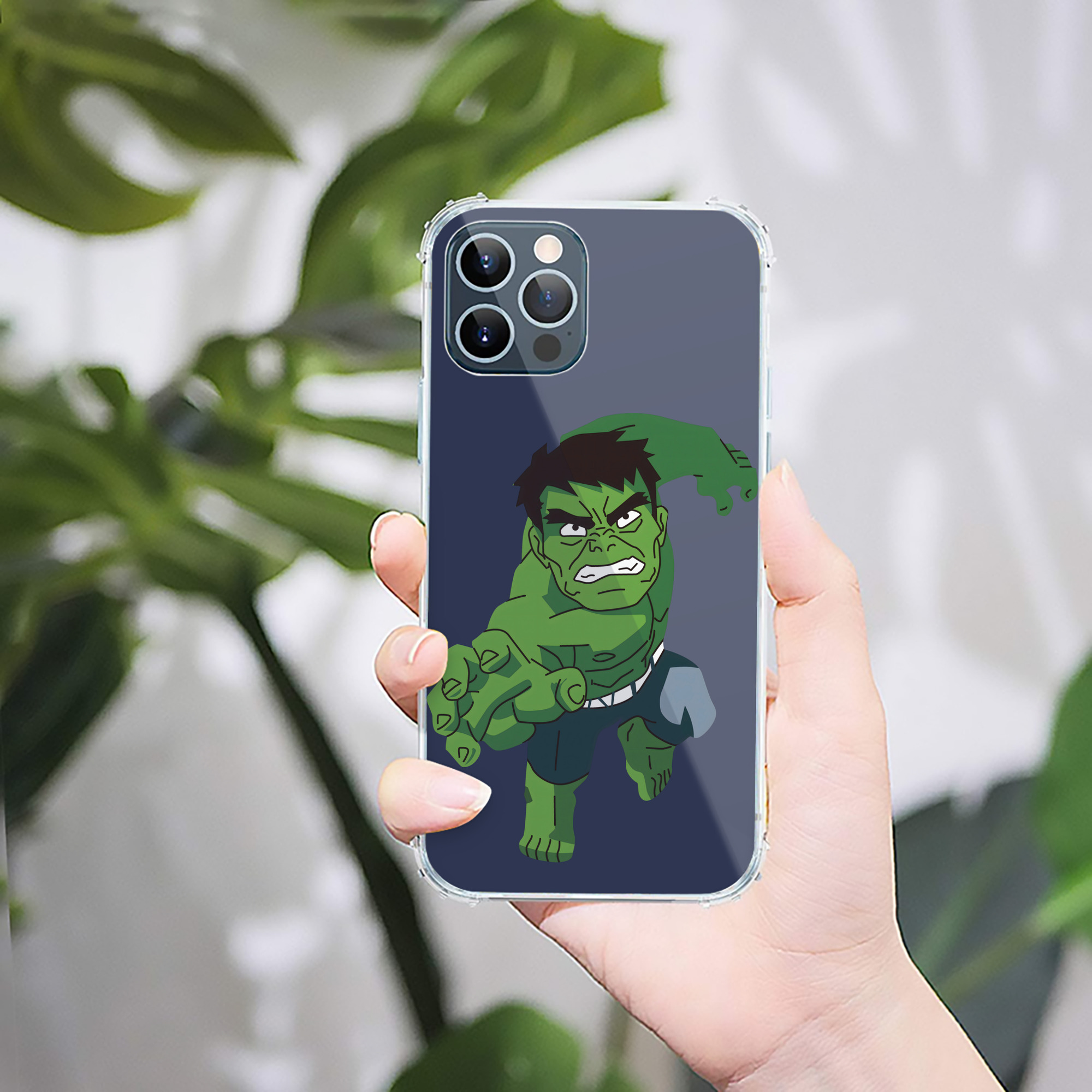 （画像用） アベンジャーズ The Avengers 【iPhone 12シリーズ対応】透明スマホケース（クリアソフトケース）